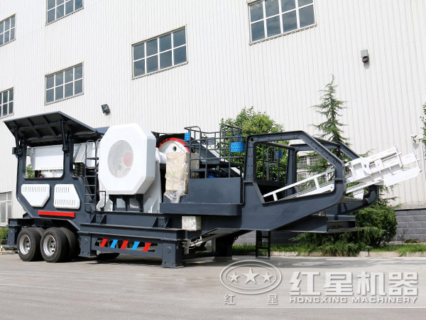 98型建筑垃圾移動破石機實拍圖