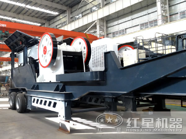 98型建筑垃圾移動破石機車間圖