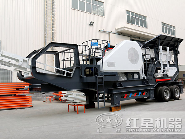 紅星機器98型建筑垃圾移動破石機圖